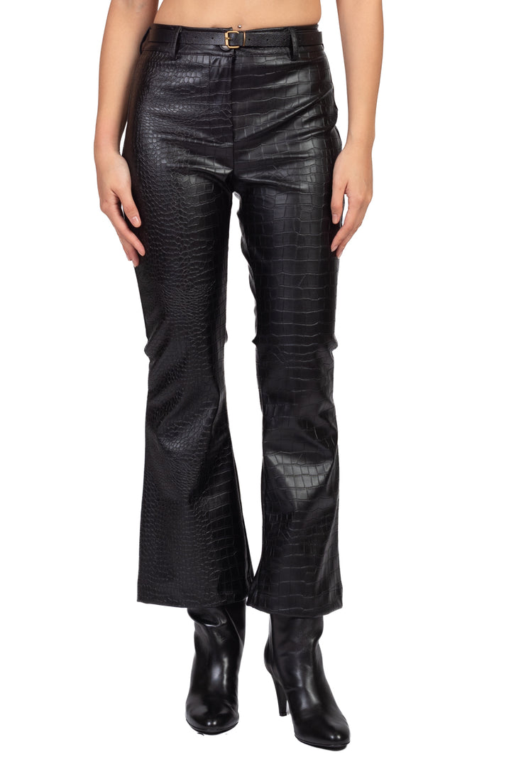 Have One - Pantalone trombetta ecopelle cocco Art. PVS-R345