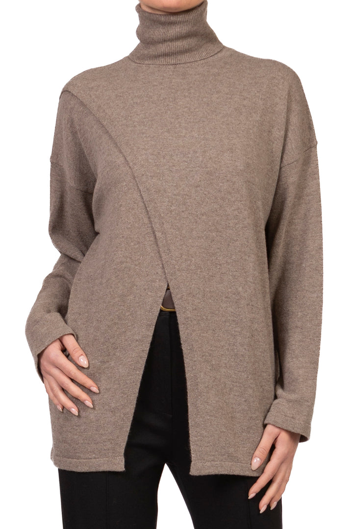 Kontatto - Maglia collo alto incrociata Art. 3M1939NI