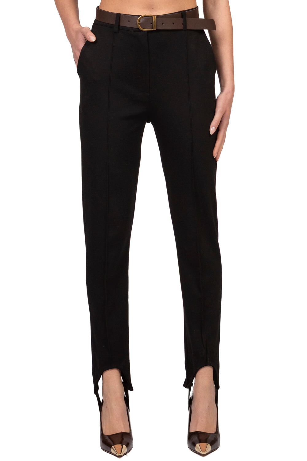 Tensione In - Pantalone punto milano con ghette Art. FW260194