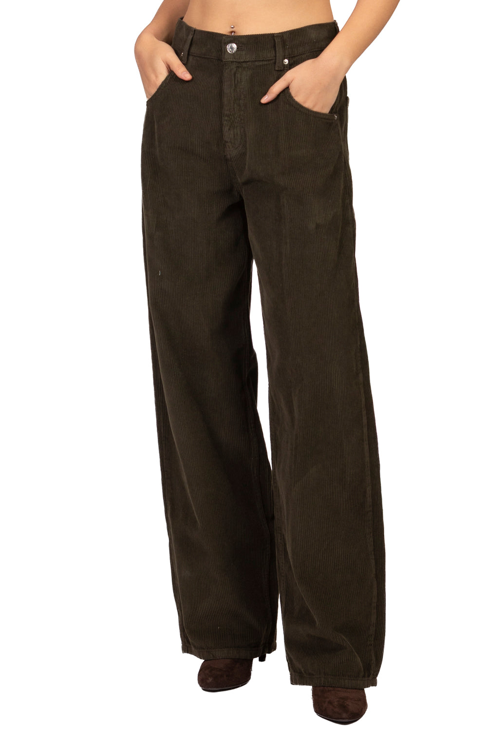 Vicolo - Pantalone palazzo MIA velluto rocciatore Art. DAC5303