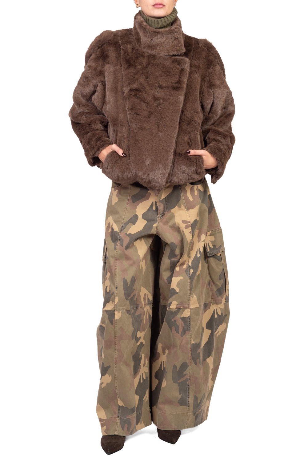 Dixie - Bomber eco pelliccia Art. V698B029X
