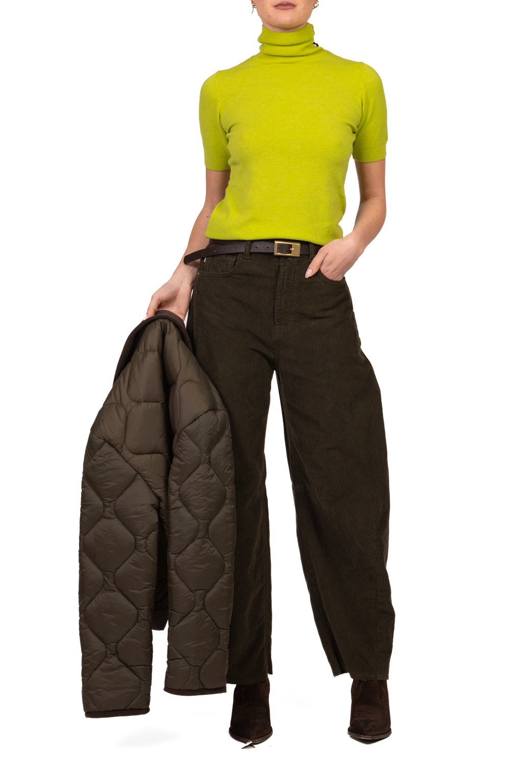 Vicolo - Pantalone barrel velluto rocciatore Art. DAC5302