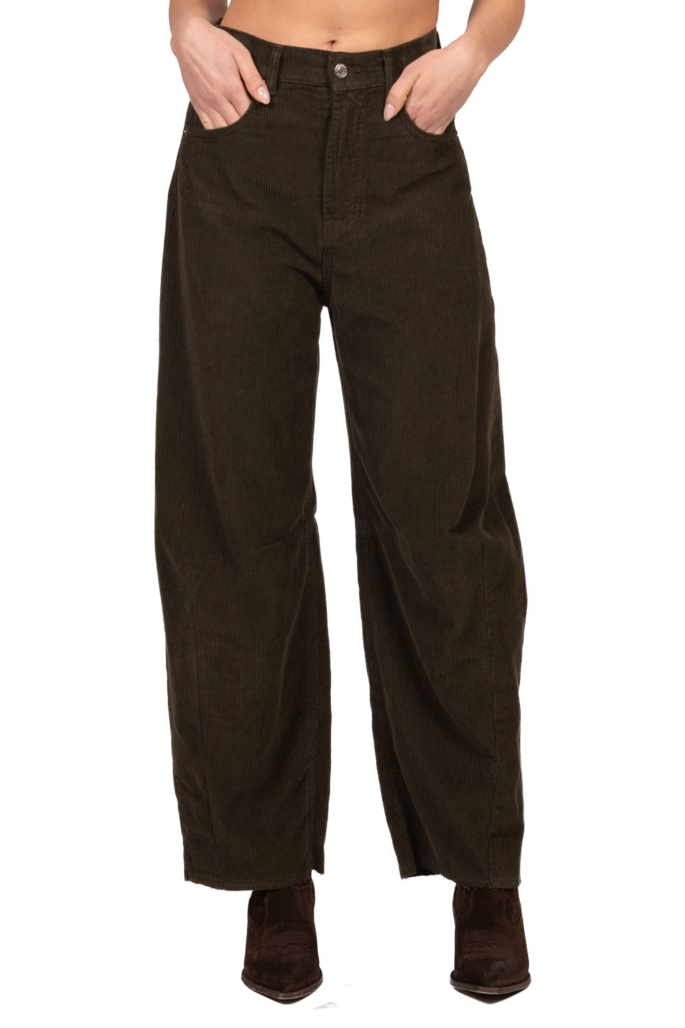 Vicolo - Pantalone barrel velluto rocciatore Art. DAC5302