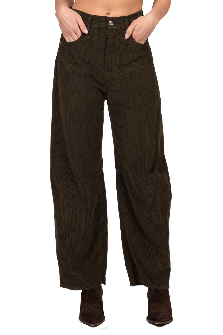 Vicolo - Pantalone barrel velluto rocciatore Art. DAC5302
