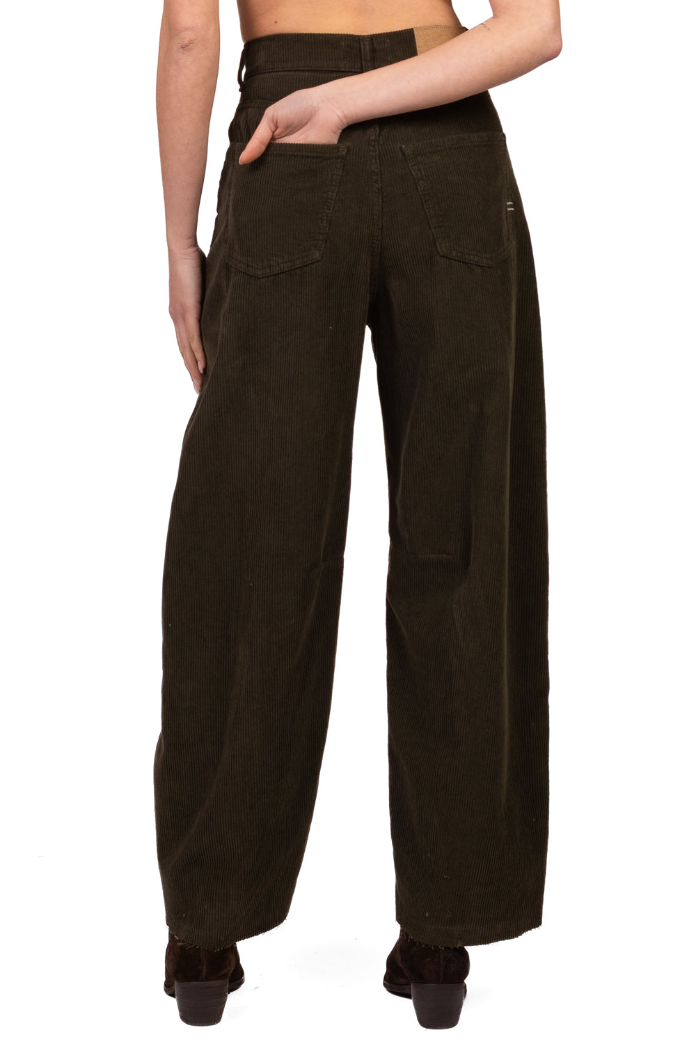 Vicolo - Pantalone barrel velluto rocciatore Art. DAC5302