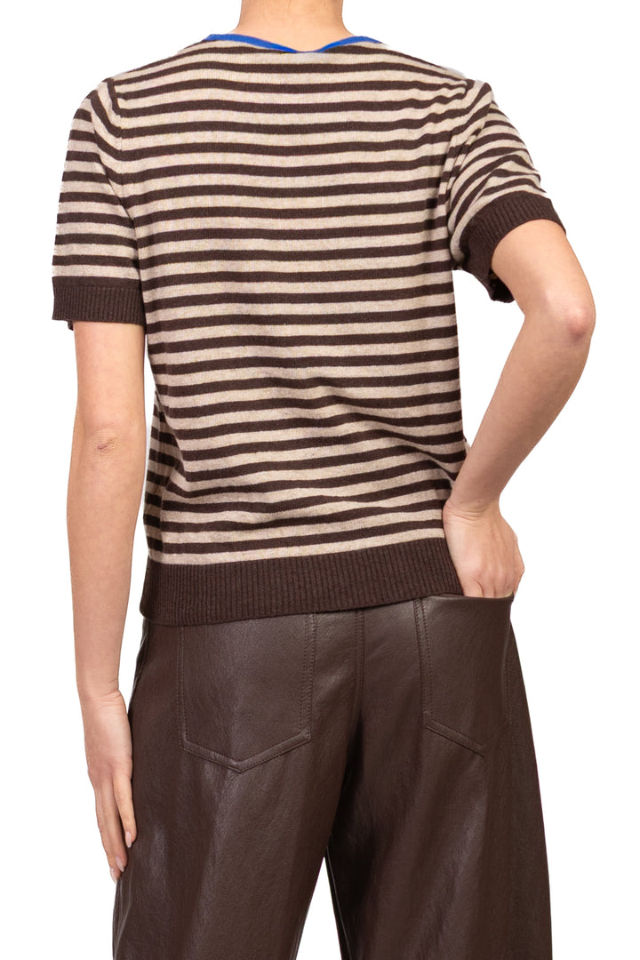 Tensione In - Maglia rigata mezza manica Art. W6HMJ63A359RI