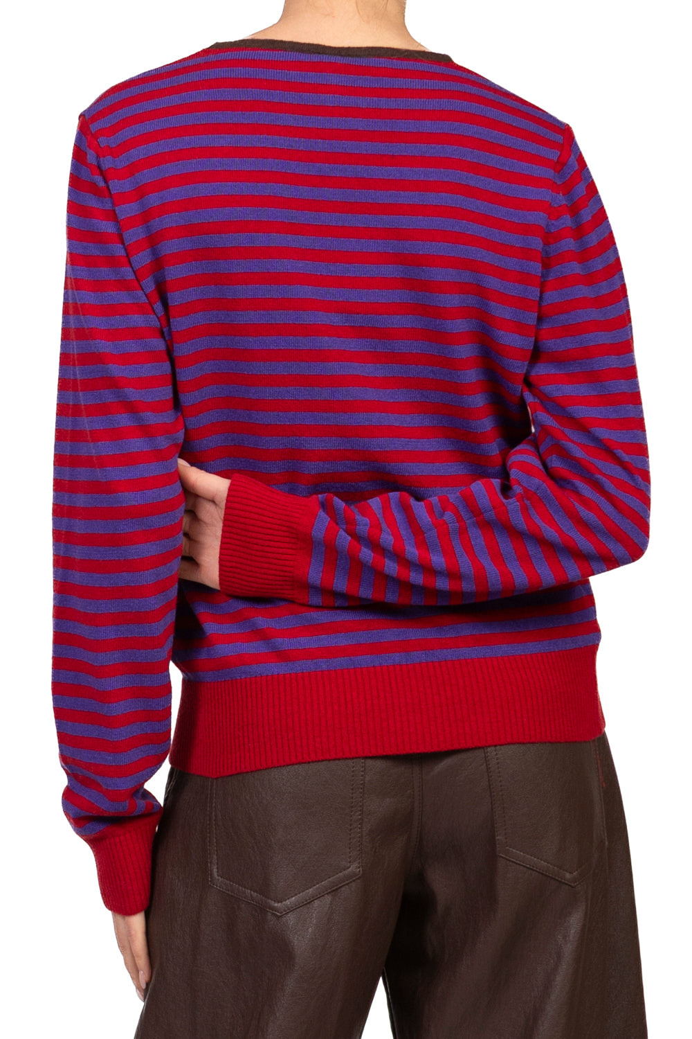 Tensione In - Maglia girocollo rigata Art. W6HMJ62A359RI
