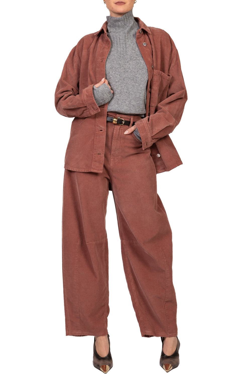Tensione In - Gilet in maglia collo alto con manicotti Art. WF8595