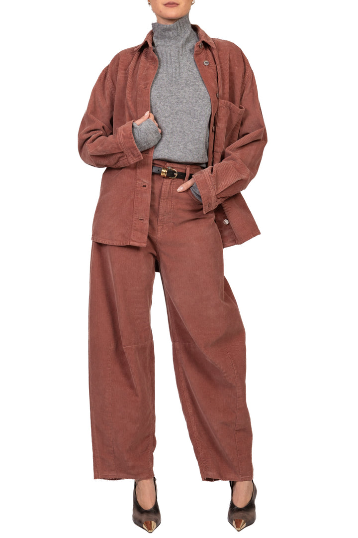 Vicolo - Pantalone barrel velluto rocciatore Art. DAC5302