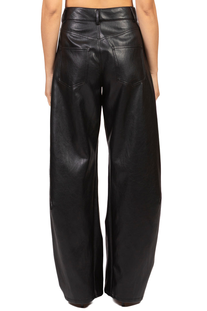 Vicolo - Pantalone barrel ecopelle Art. TAC1708