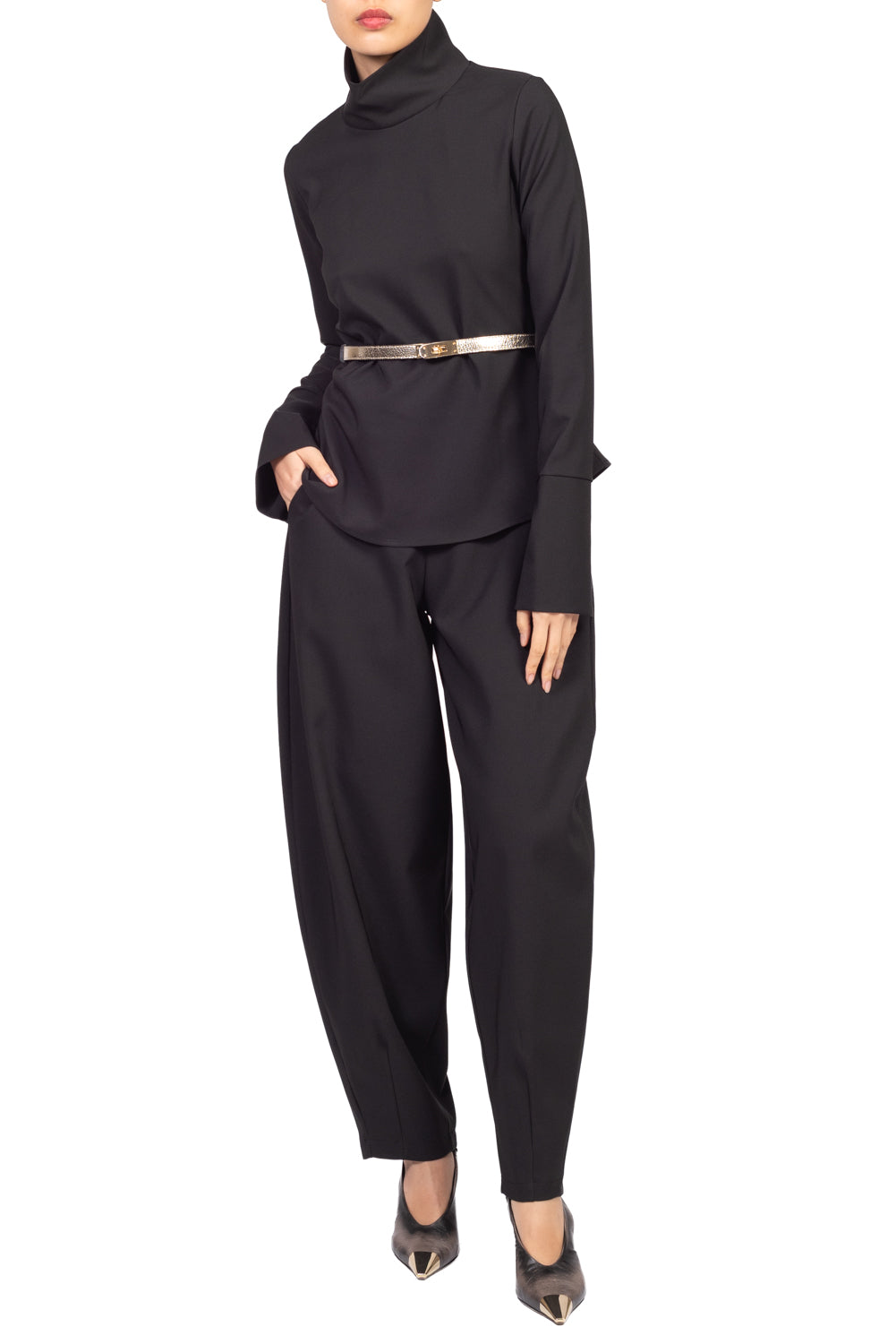 Tensione In - Maglia sfiancata collo alto Art. 40960