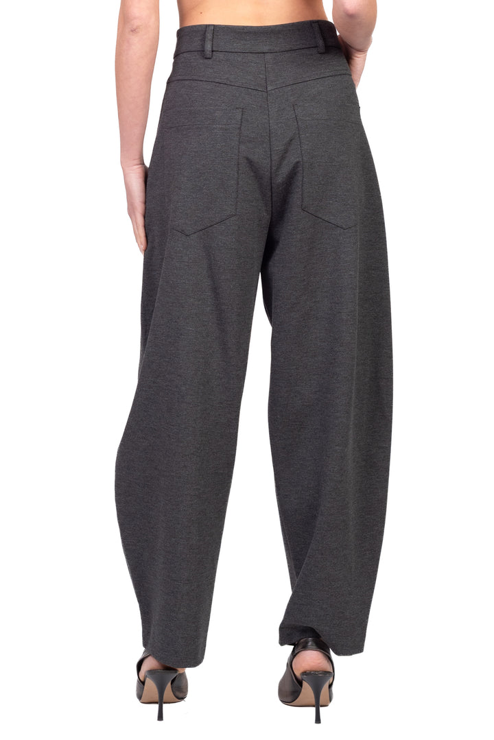 Tensione In - Pantalone barrel punto milano Art. 27P6771