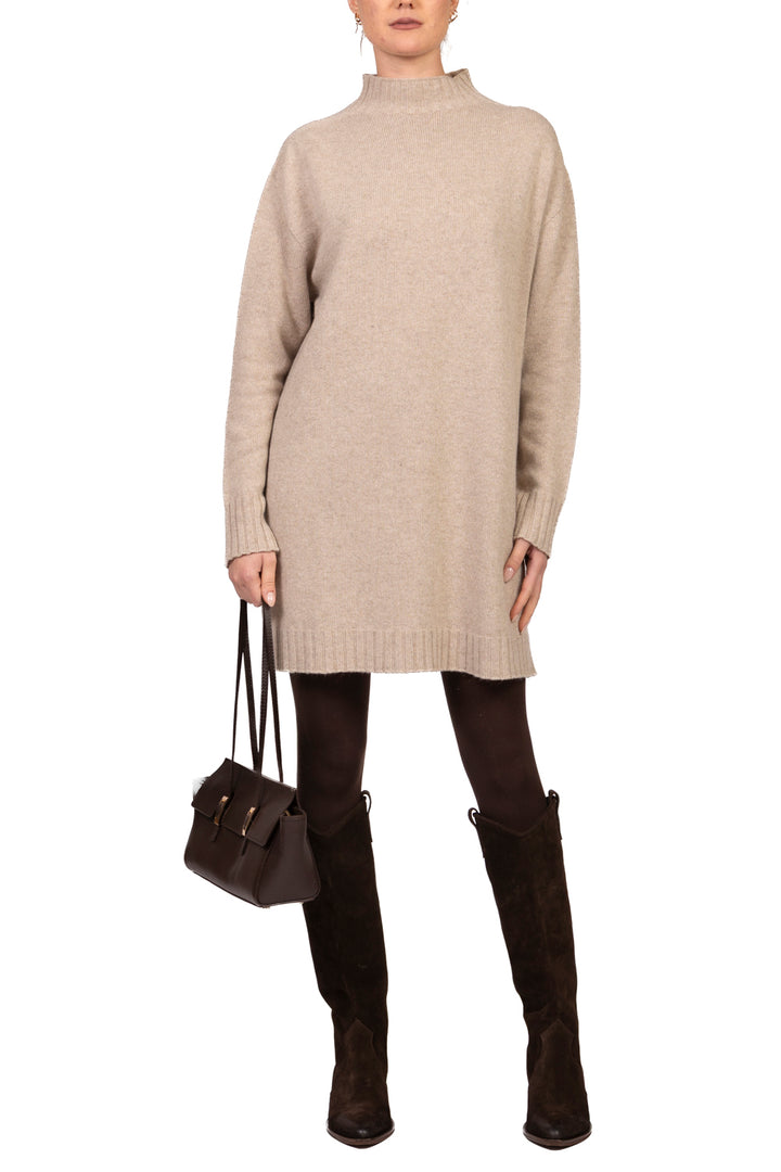 Tensione In - Abito in maglia mezzo collo Art. D83050