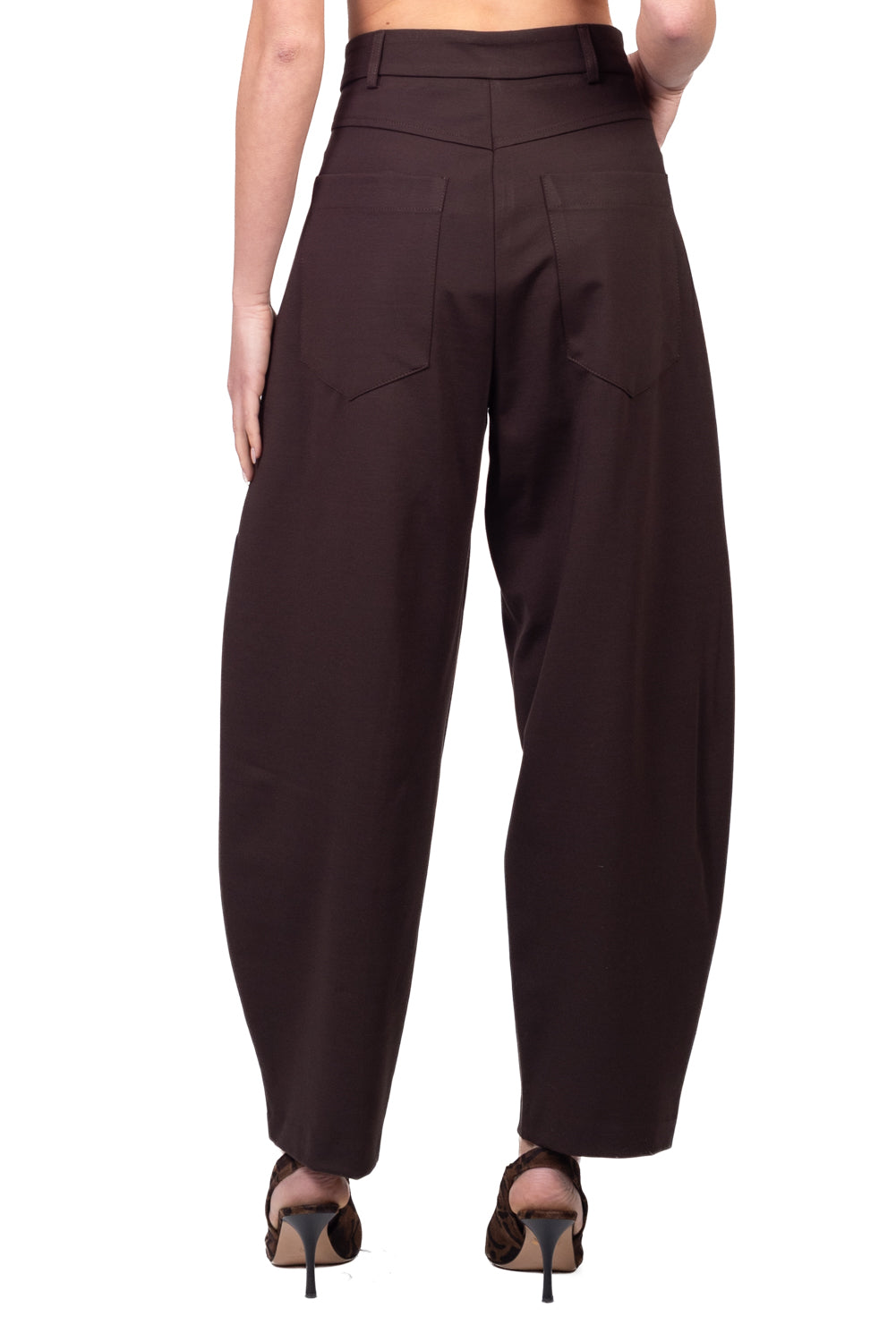 Tensione In - Pantalone barrel punto milano Art. 27P6771