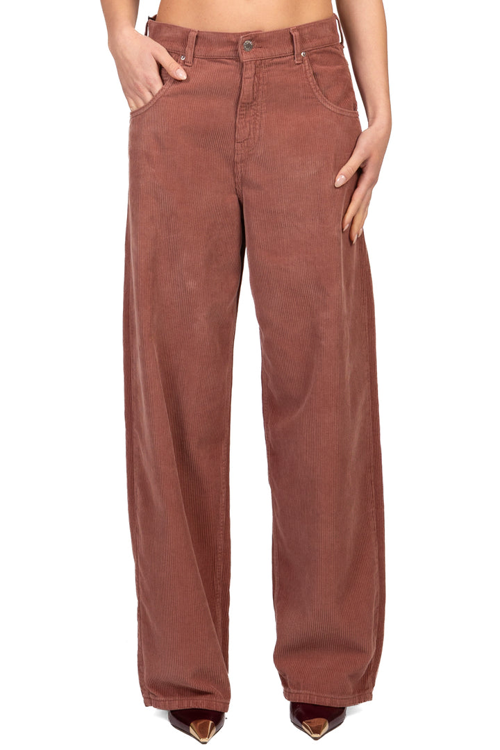 Vicolo - Pantalone palazzo MIA velluto rocciatore Art. DAC5303