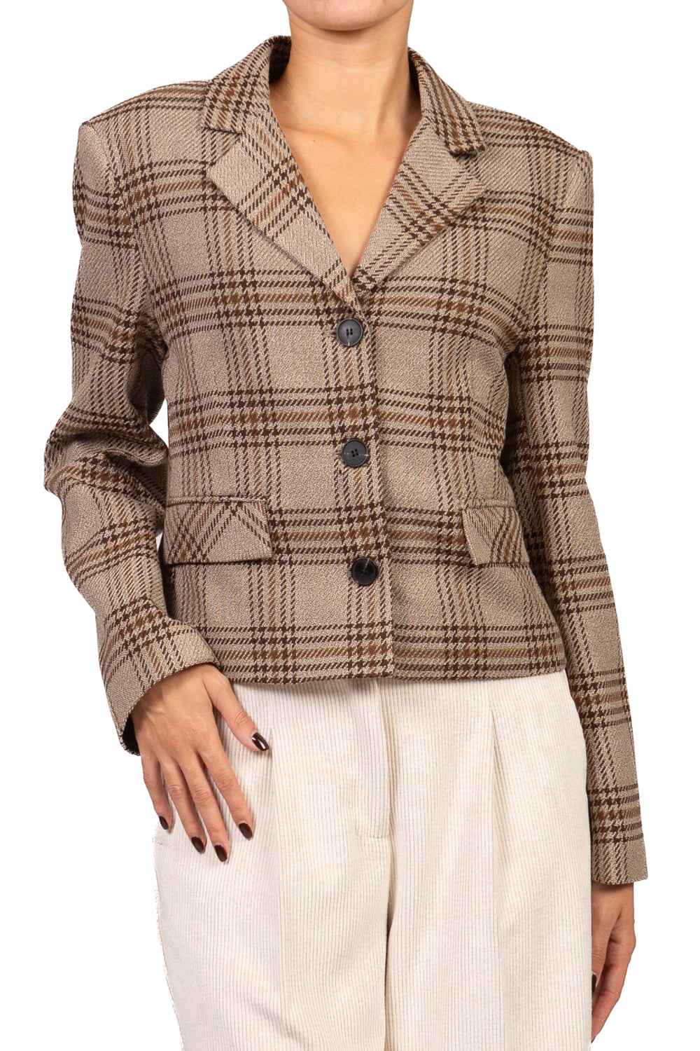Vicolo - Giacca check corta Art. TAC1805