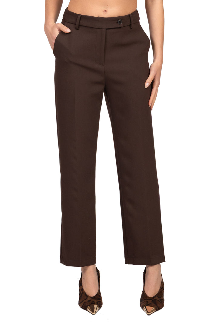 Tensione In - Pantalone sigaretta chiusura asimmetrica Art. 27P6769