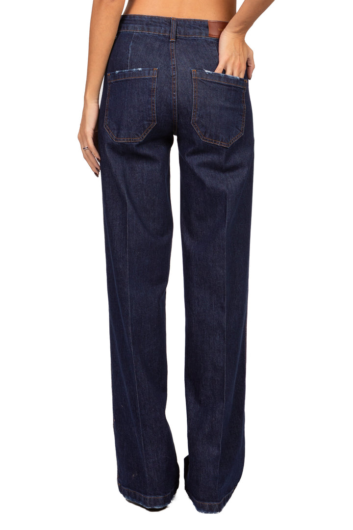 Tensione In - Pantaloni palazzo con taschini Art. CJ12778