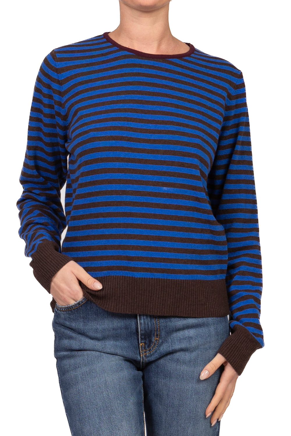Tensione In - Maglia girocollo rigata Art. W6HMJ62A359RI