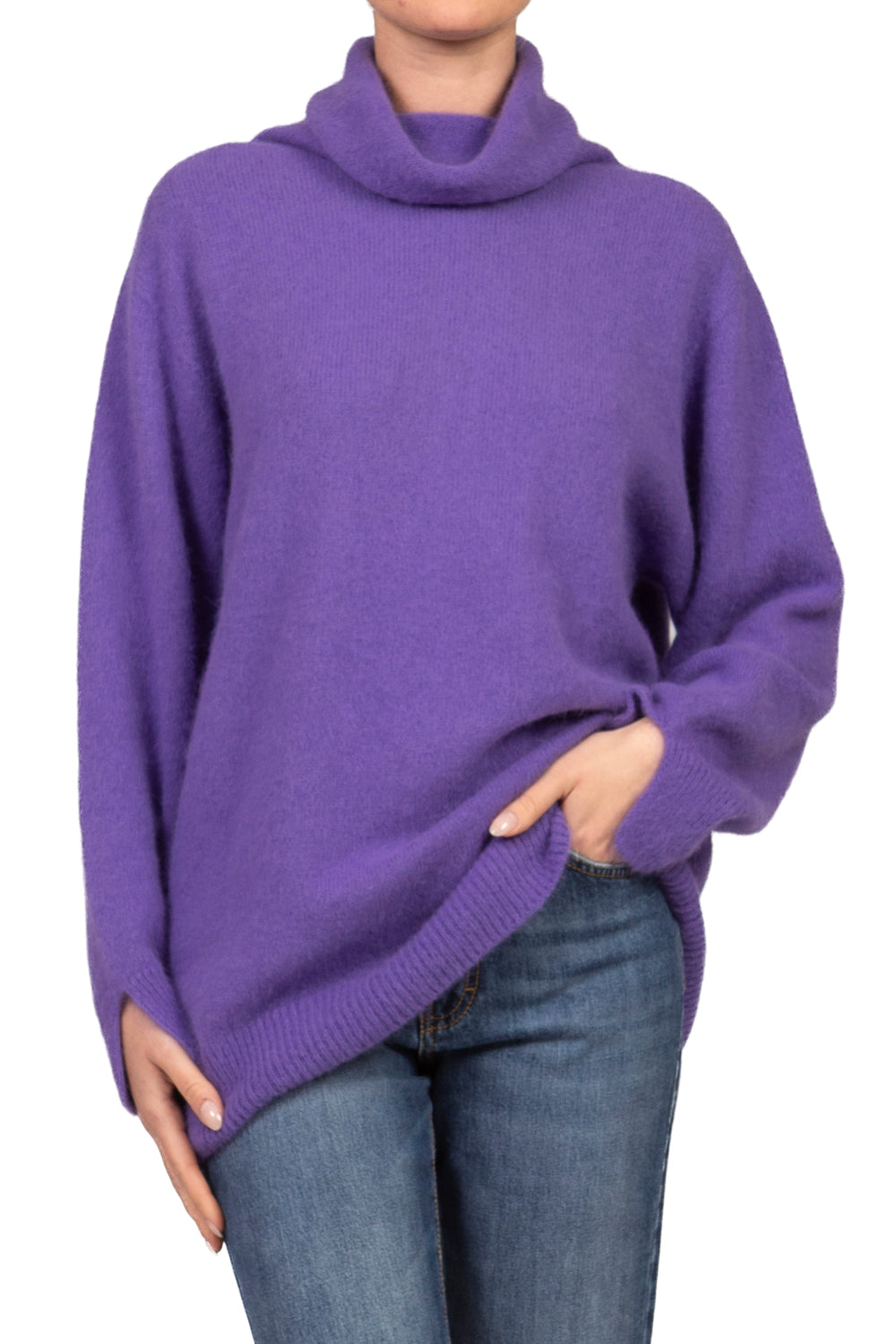 Vicolo - Maxi maglia collo alto Art. 7AC7029