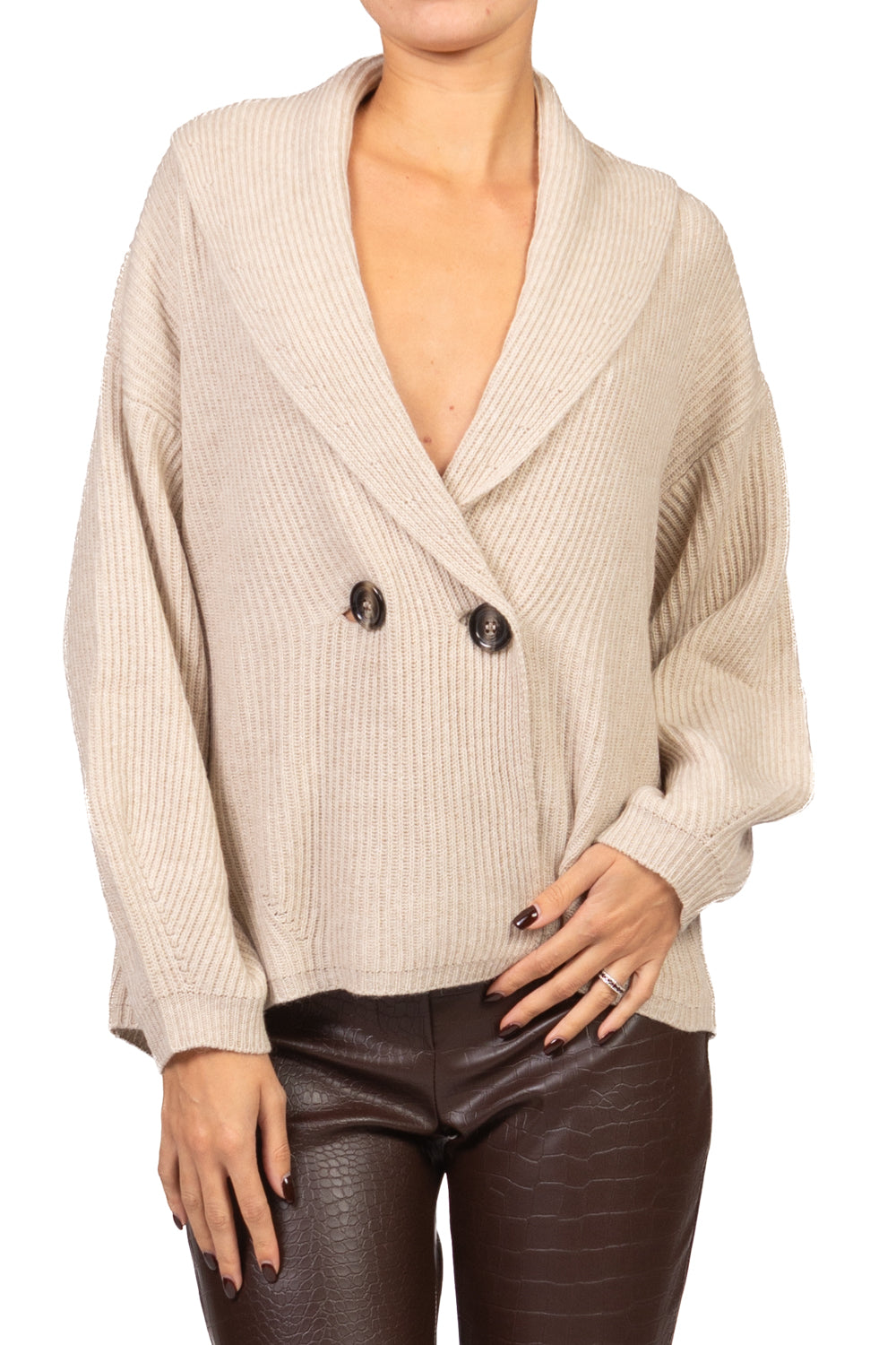 Tensione In - Cardigan doppio petto Art. WF8578