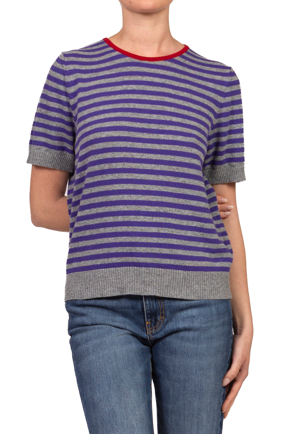 Tensione In - Maglia rigata mezza manica Art. W6HMJ63A359RI