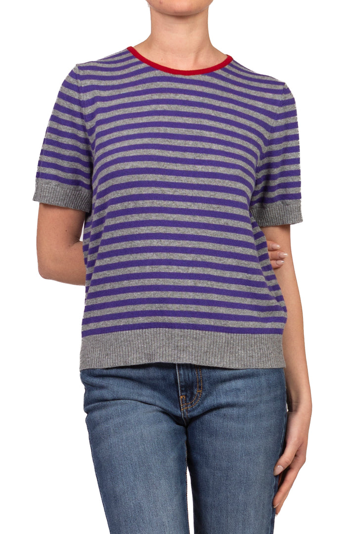 Tensione In - Maglia rigata mezza manica Art. W6HMJ63A359RI
