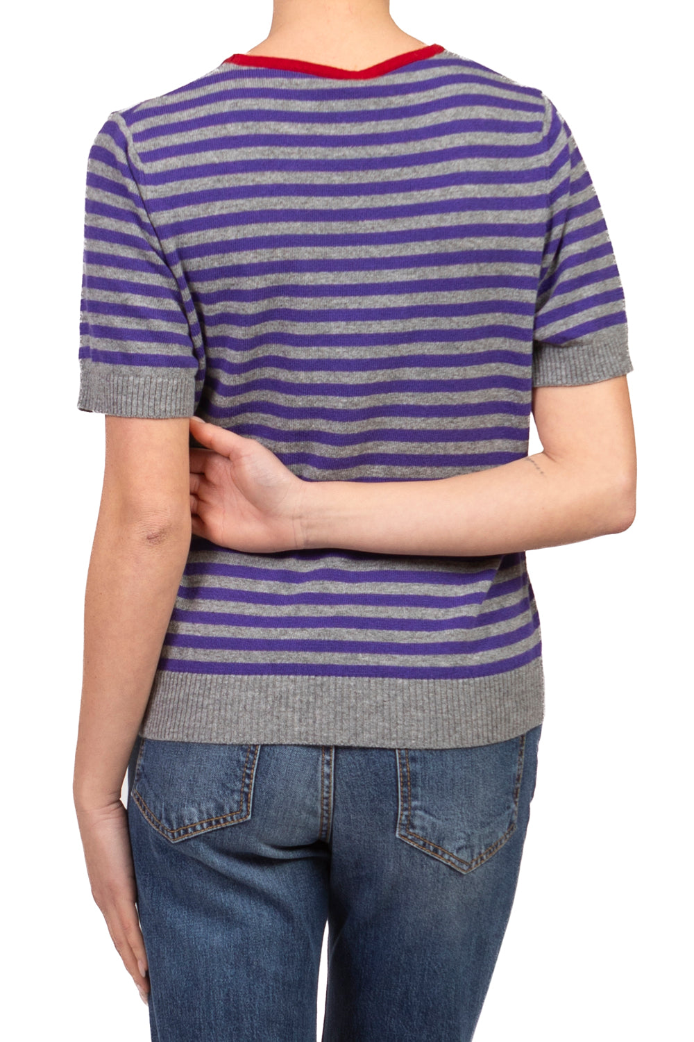 Tensione In - Maglia rigata mezza manica Art. W6HMJ63A359RI