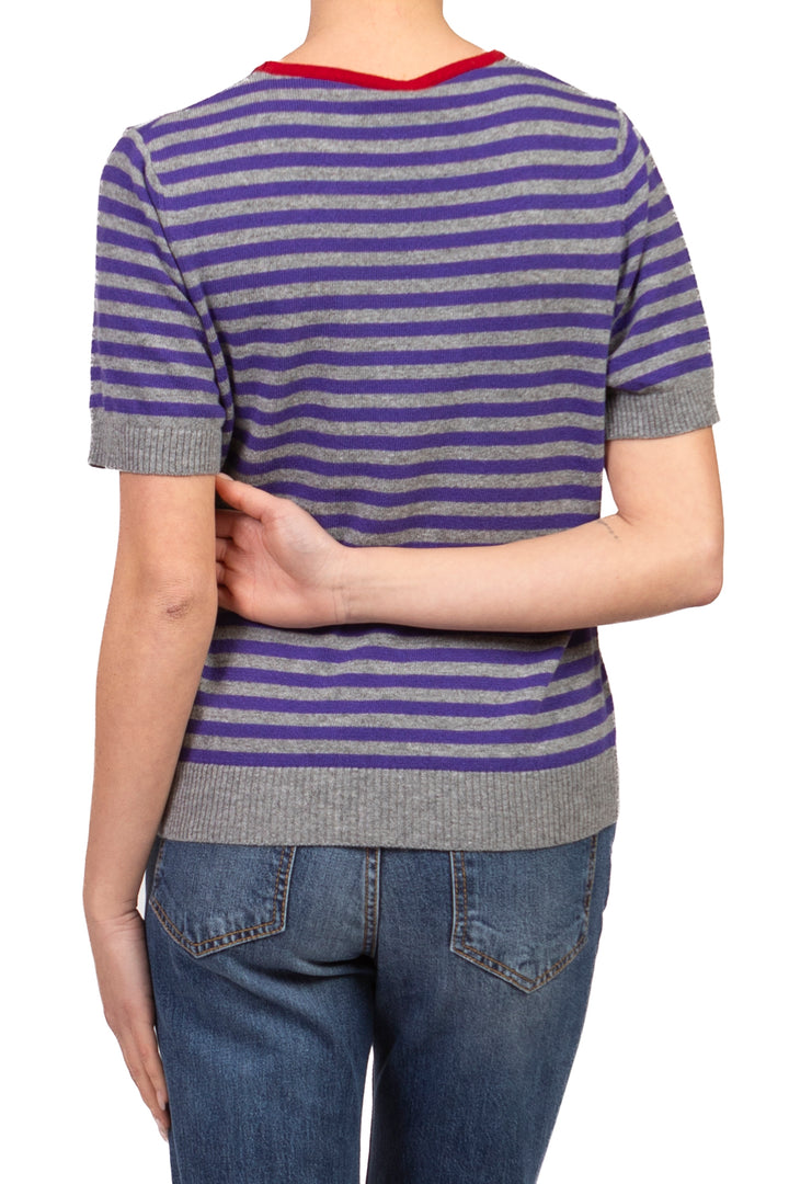 Tensione In - Maglia rigata mezza manica Art. W6HMJ63A359RI