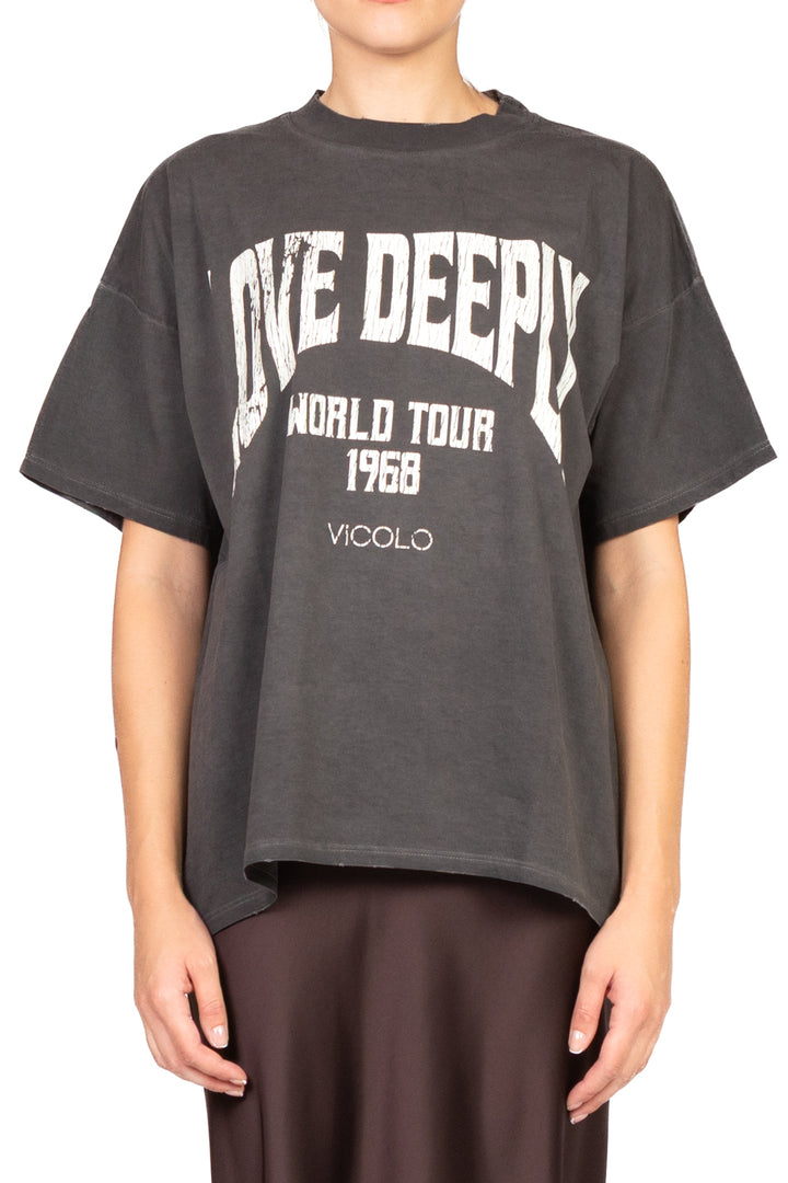 Vicolo - T-shirt over "Love Deeply" Art. RF0275