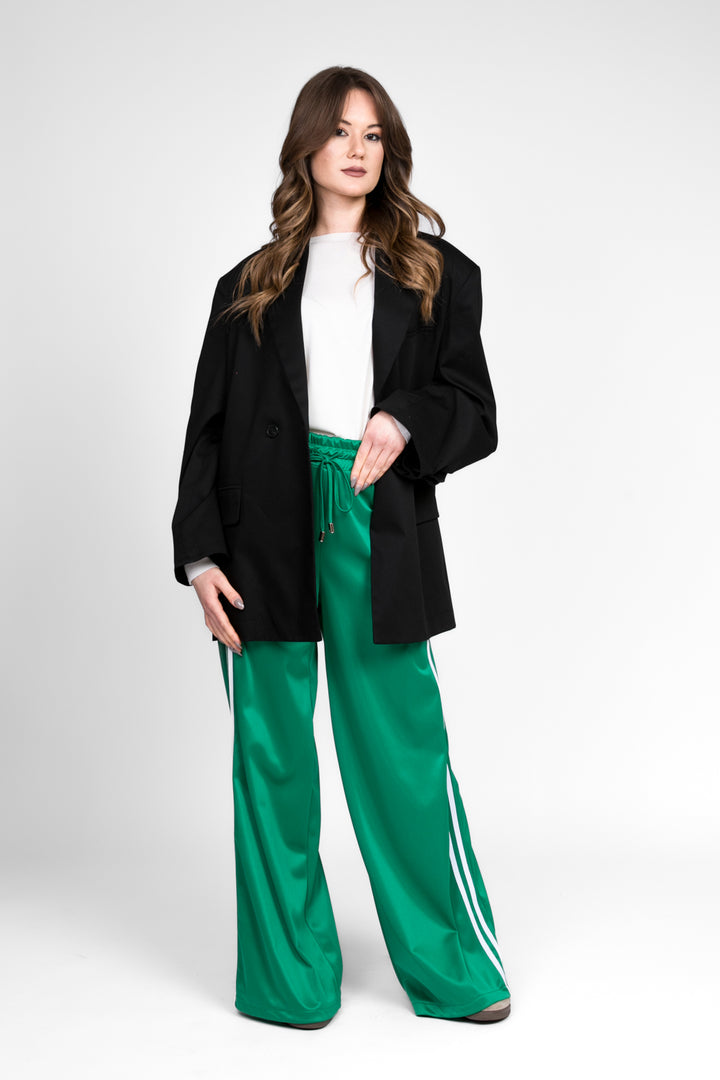 Vicolo - Pantalone acetato banda laterale con coulisse Art. TD1028