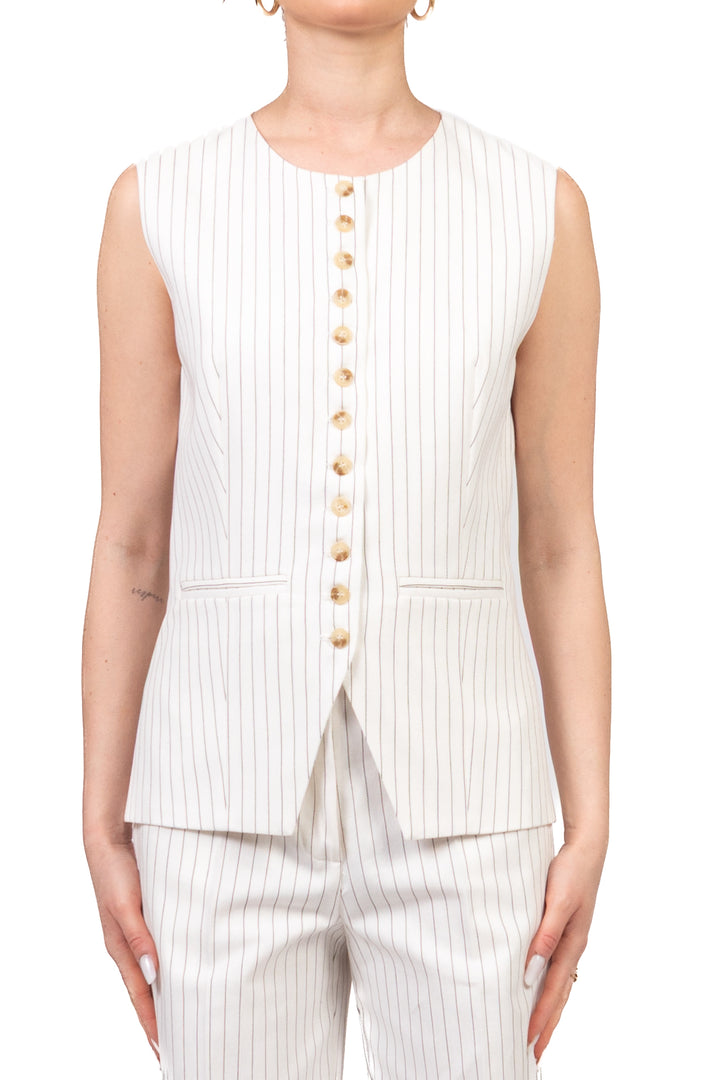 Vicolo - Gilet gessato Art. TAB2135