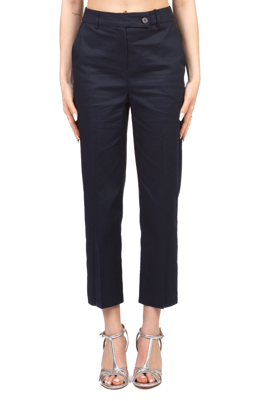 Tensione In - Pantalone sigaretta chiusura asimmetrica Art. 26P4941