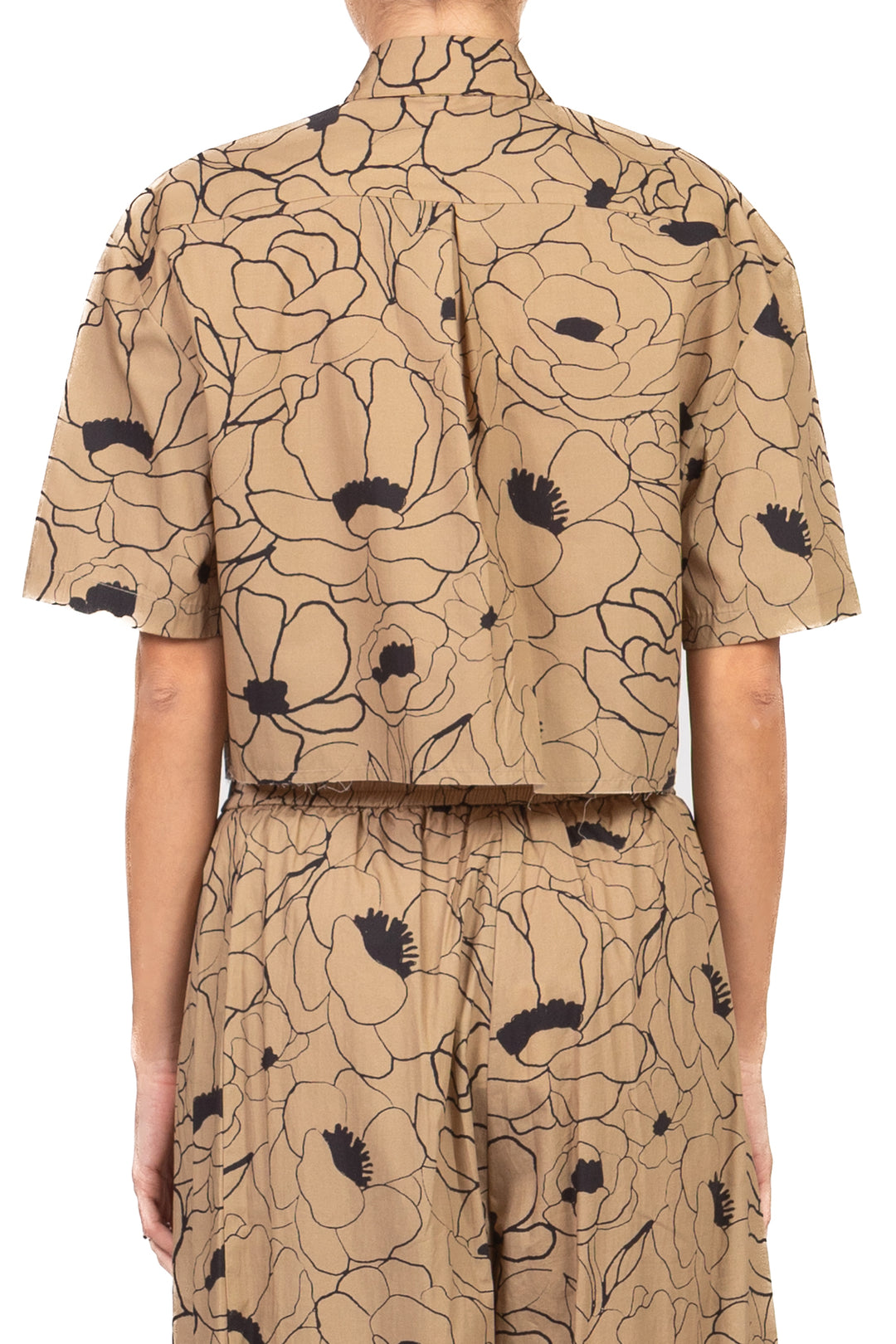 Vicolo - Camicia crop fantasia Art. TAB2131