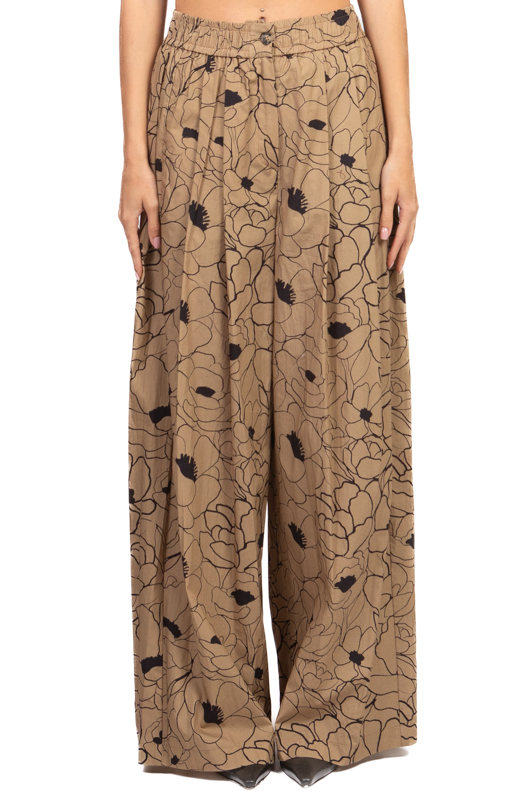 Vicolo - Pantalone fantasia con elastico Art. TAB2142