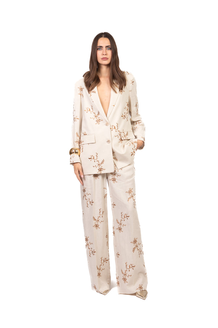 Imperial - Pantalone palazzo ricamato Art. P7H4LRK