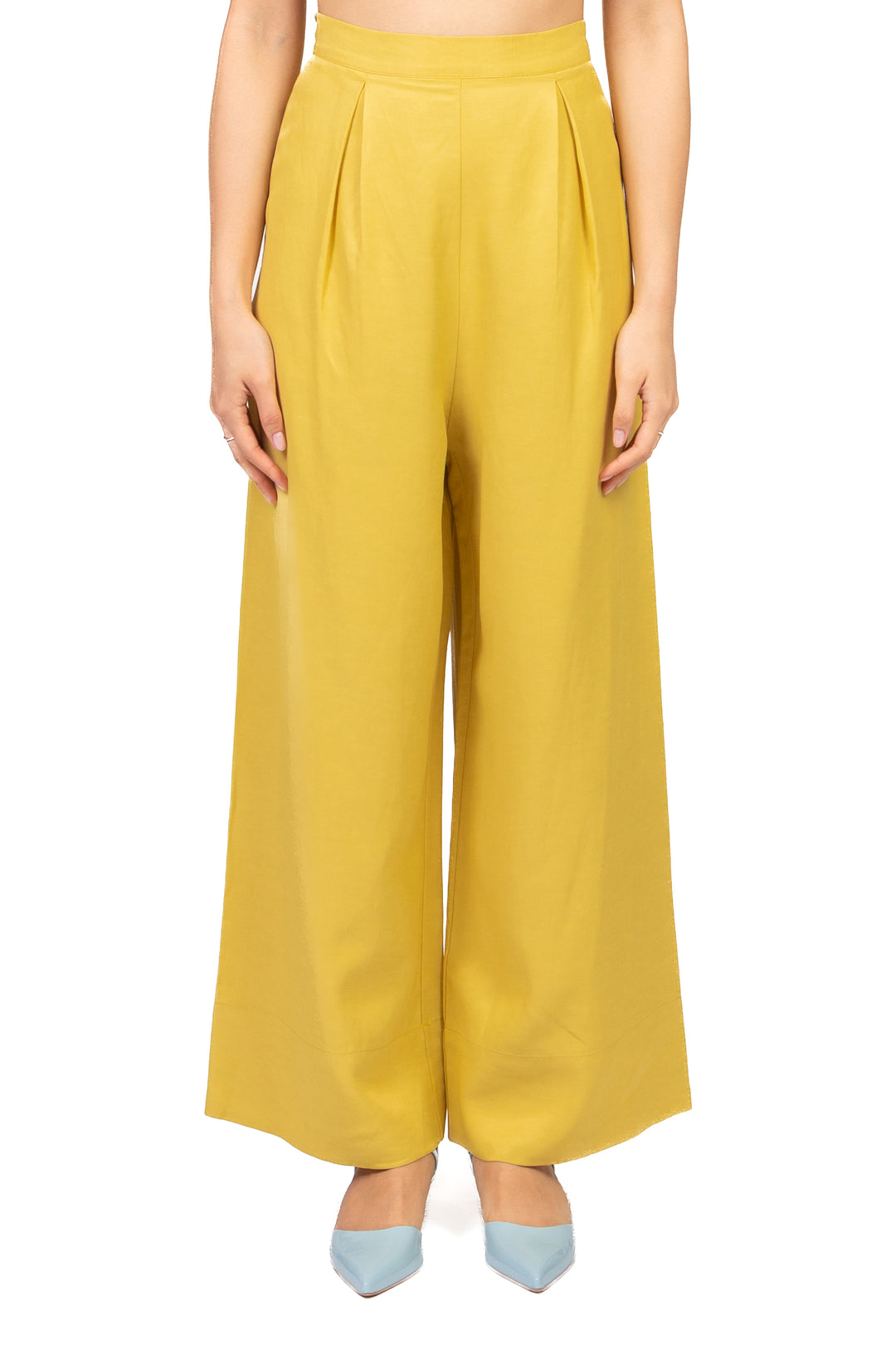 Vicolo - Pantalone palazzo misto lino Art. TAB0644