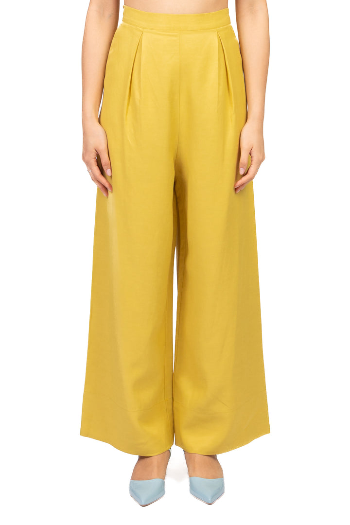Vicolo - Pantalone palazzo misto lino Art. TAB0644