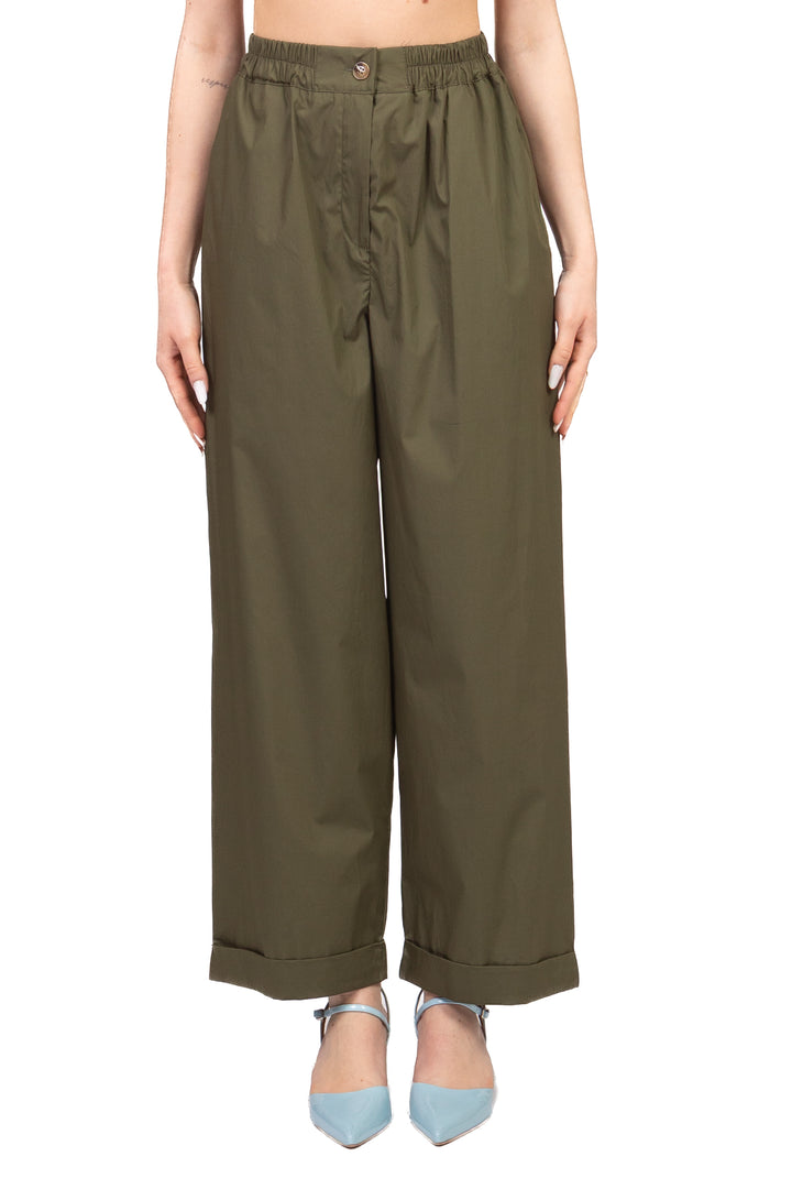 Tensione In - Pantalone gamba dritta con risvolto Art. 26P4936