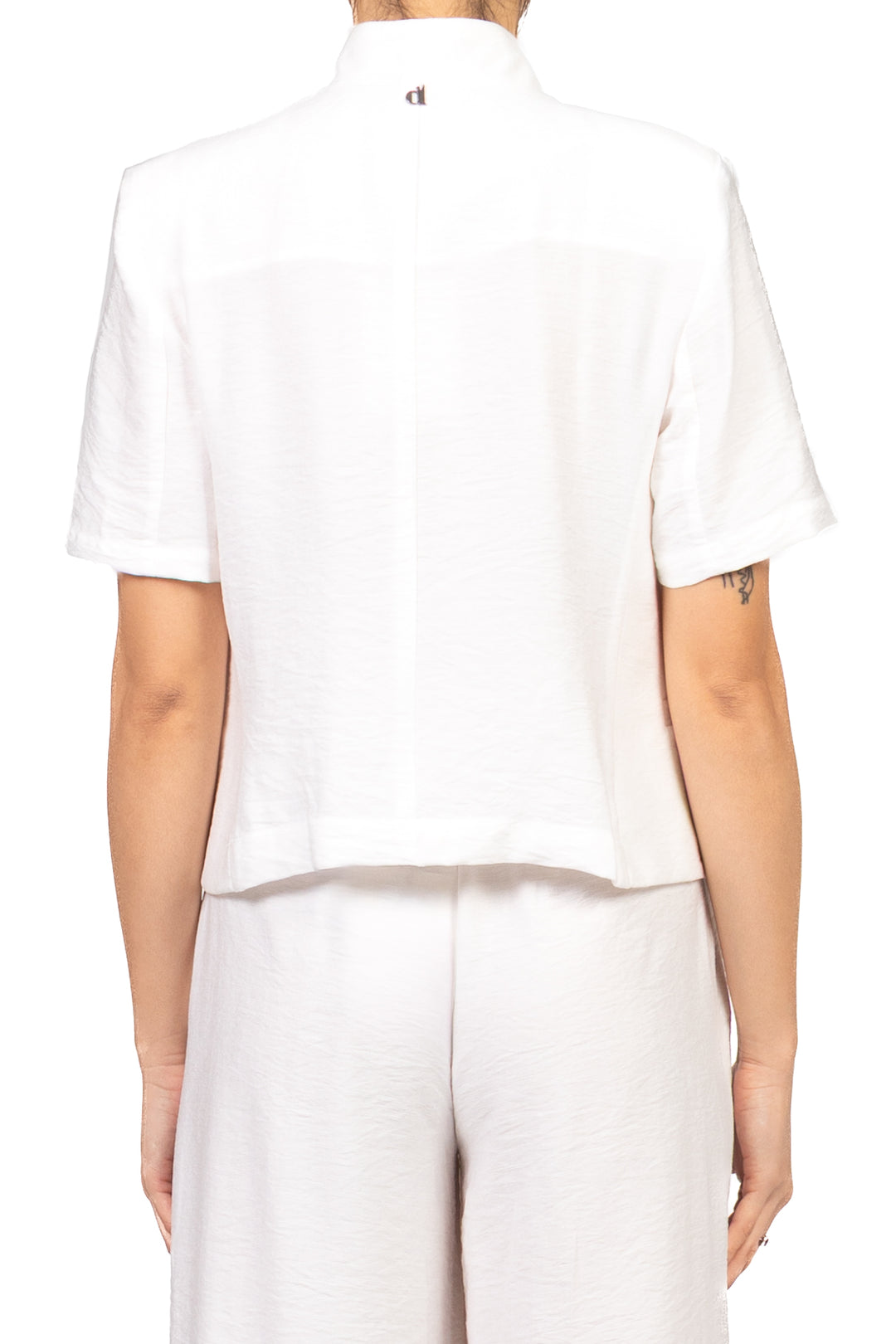 Dixie - Completo giacca chiusura asimmetrica con pantalone palazzo Art. J845A068/P845A250