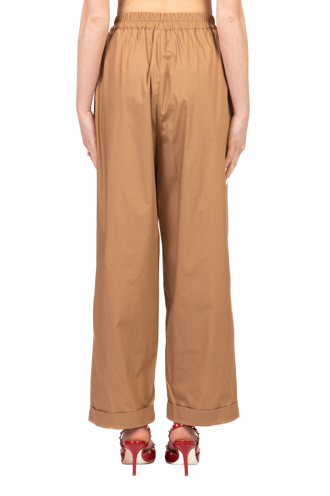 Tensione In - Pantalone gamba dritta con risvolto Art. 26P4936