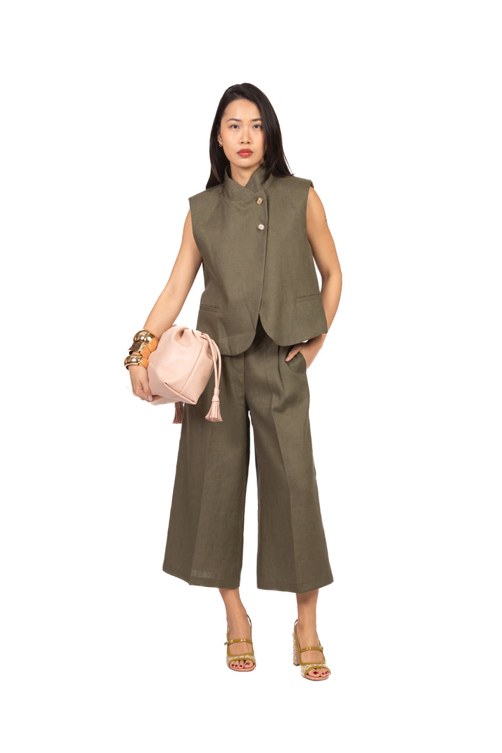 Vicolo - Pantalone crop ampio Art. TAB2177