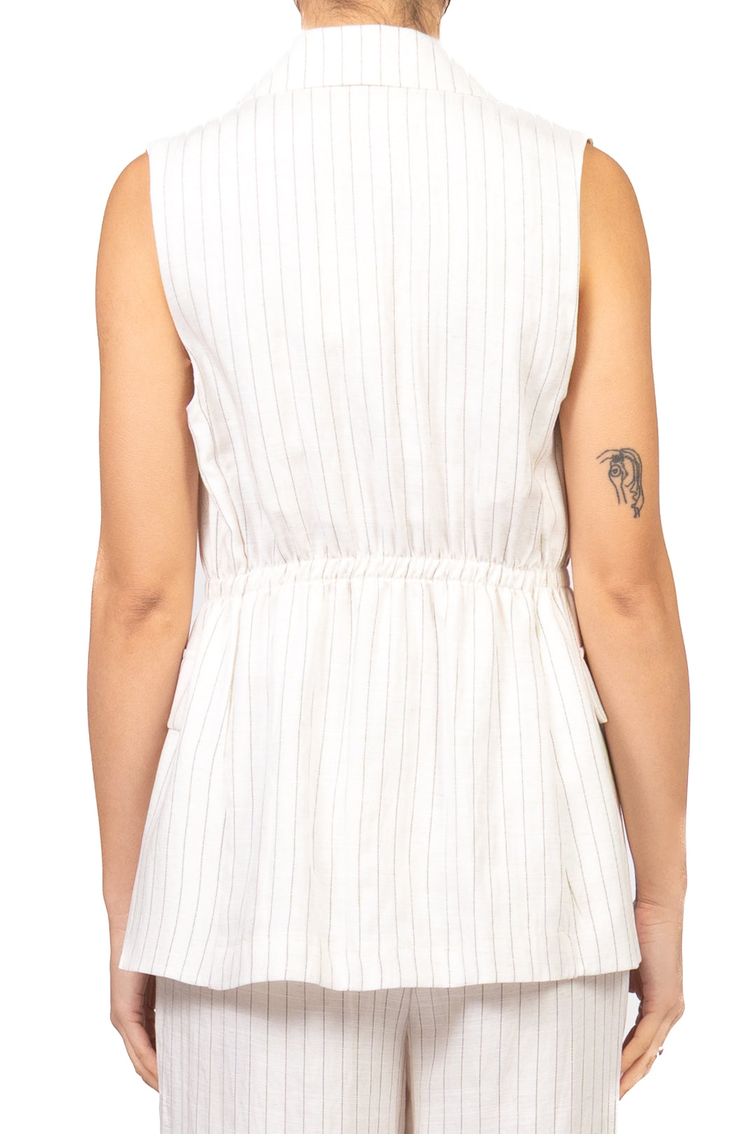 Vicolo - Gilet lungo gessato Art. TAB2162