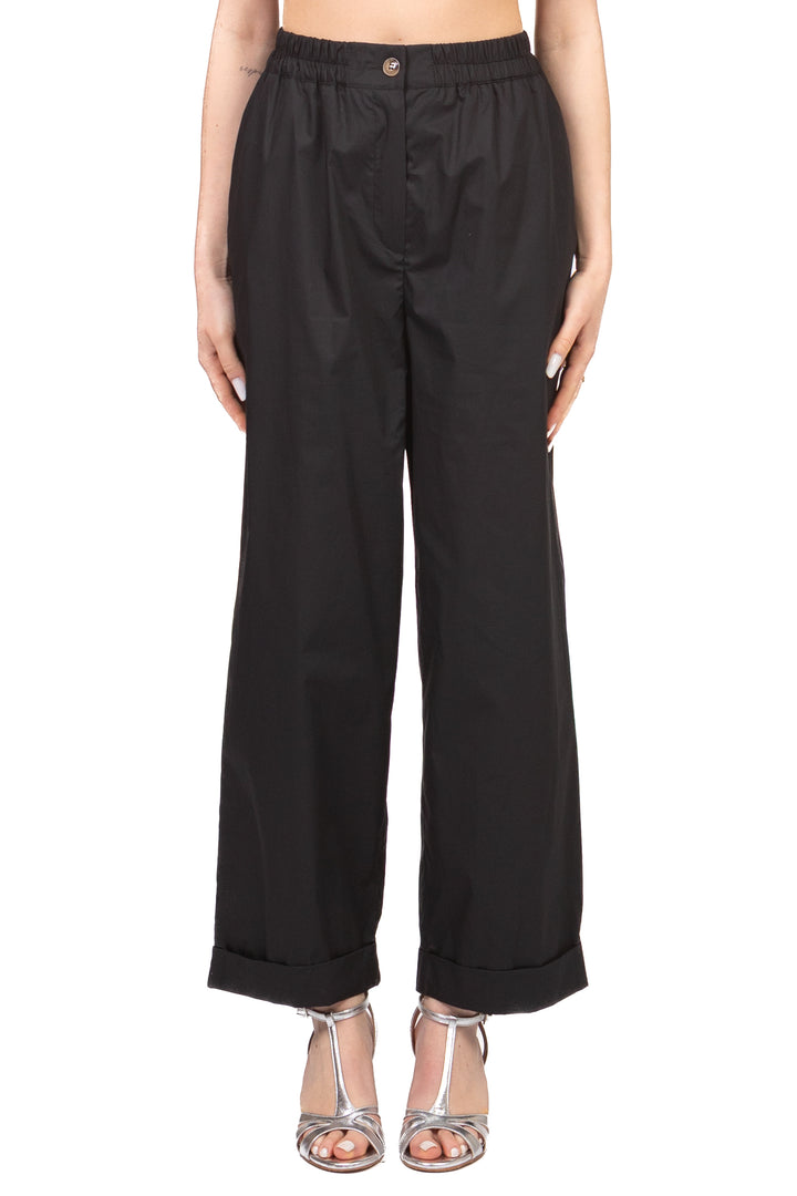 Tensione In - Pantalone gamba dritta con risvolto Art. 26P4936