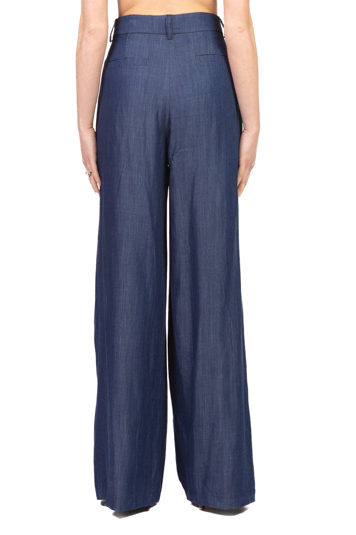 Tensione In - Pantalone palazzo in denim Art. S26PD19