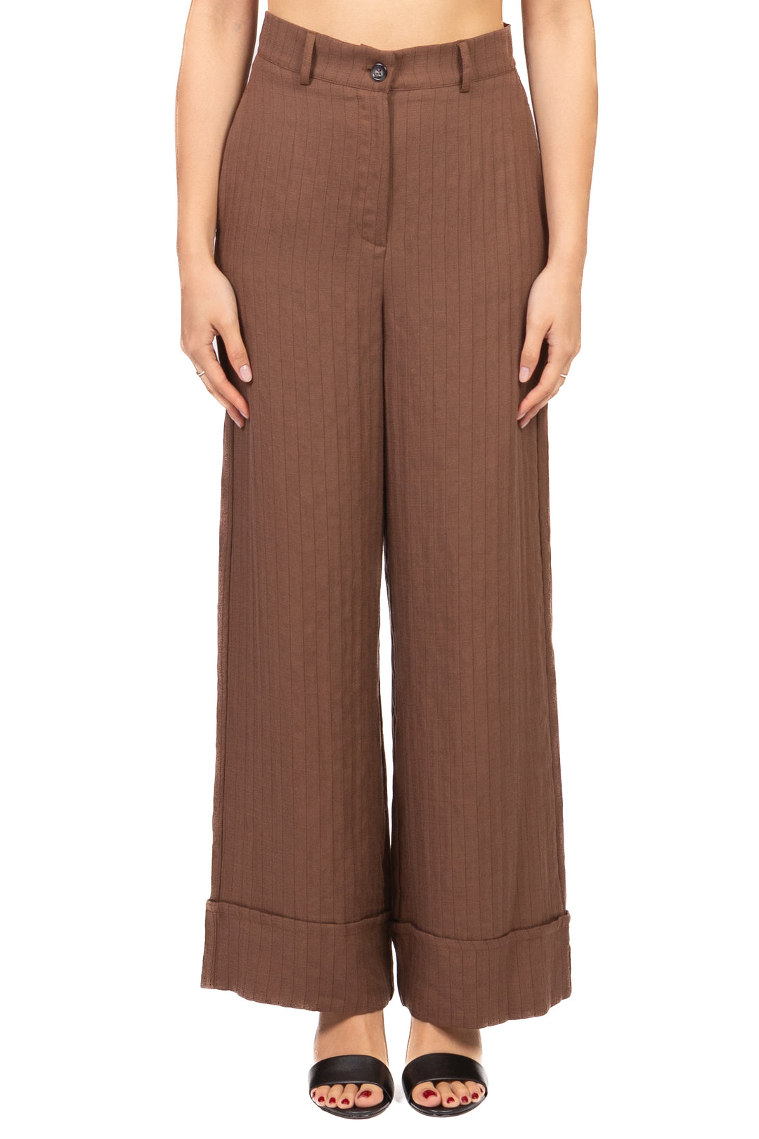 Vicolo - Pantalone palazzo gessato Art. TAB2163