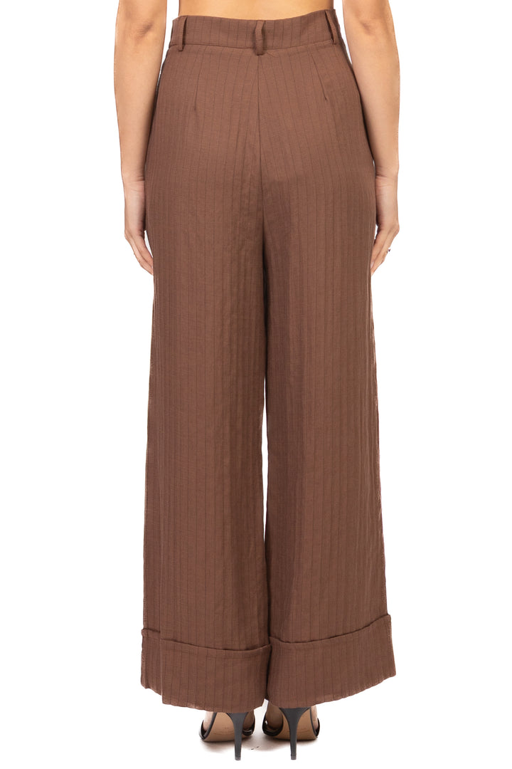 Vicolo - Pantalone palazzo gessato Art. TAB2163