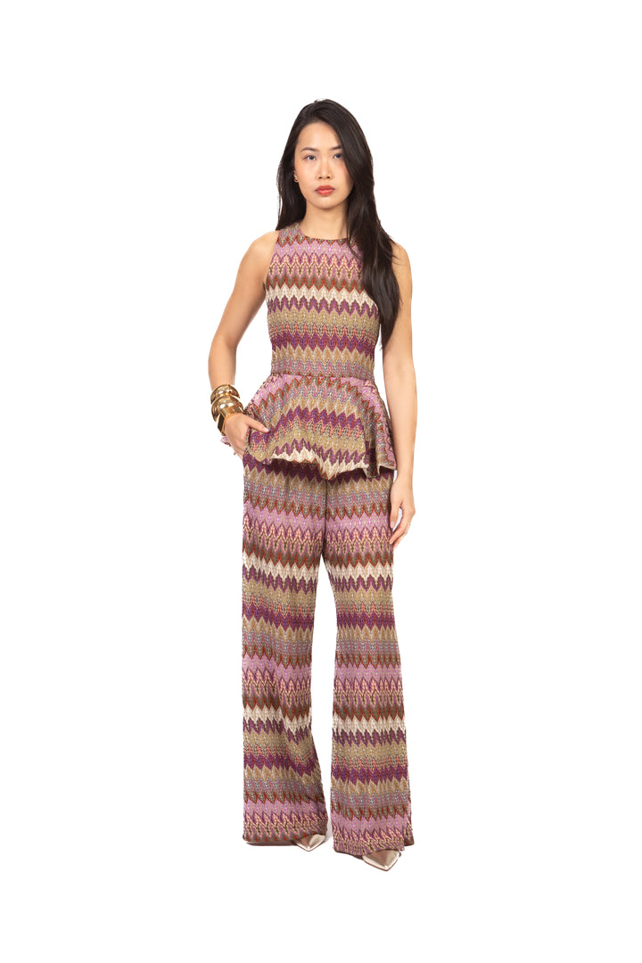 Tensione In - Pantalone palazzo fantasia Art. VS1476