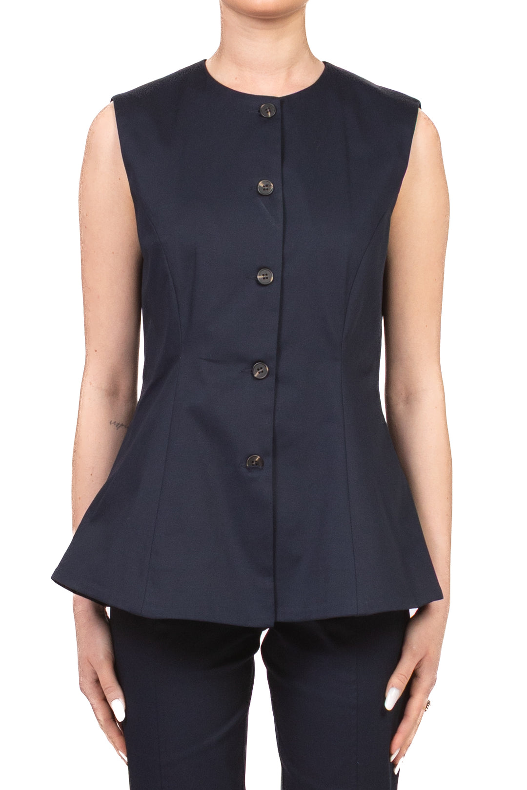 Tensione In - Gilet lungo sfiancato Art. 26D4937