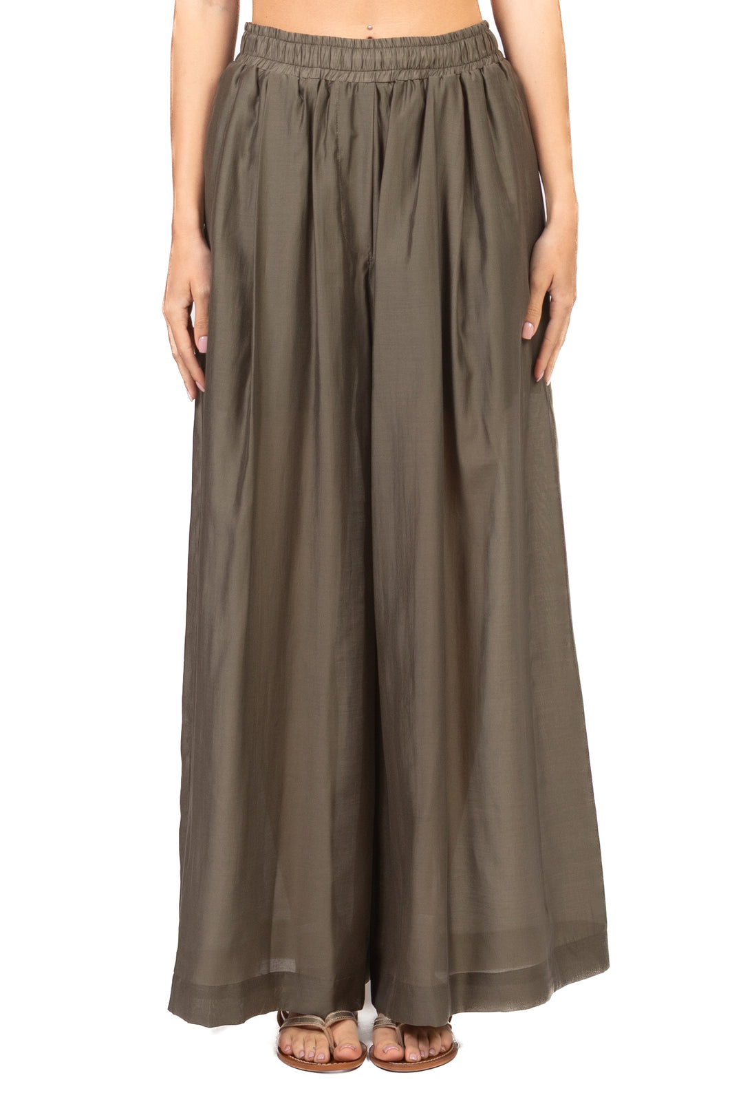Tensione In - Pantalone mussola palazzo Art. 39252
